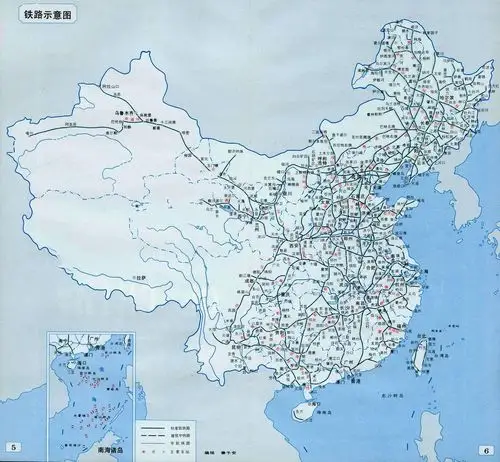 首页 交通地图 铁路线路图(点击图片放大查看)