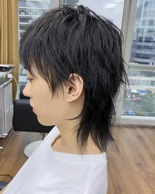 缁鱼头男生款短鬓角