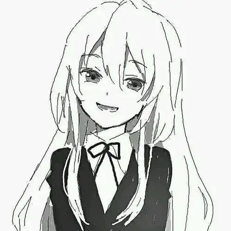 系画简笔画简笔画漫画版暗黑系简单暗黑头像漫画暗黑系女生线稿动漫