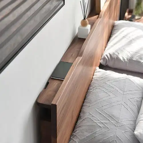 vima木栖北欧日式全实木床白蜡木黑胡桃木1518米pro简约
