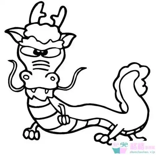 简笔画龙简笔画龙的画法最简单