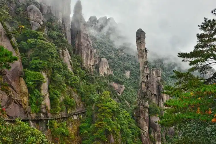 三清山两邂逅 可愿赏我一捧阳光半两云霞