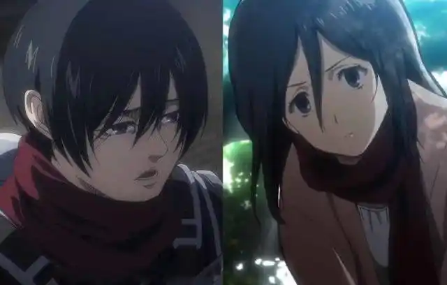 进击的巨人:三笠形象变化,19岁气质帅气,长发三笠成颜值巅峰