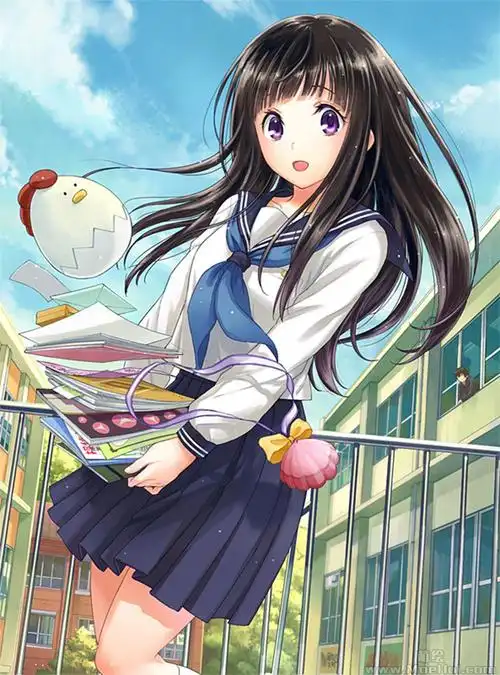 会员冰菓千反田爱瑠高清图片cg包1236p