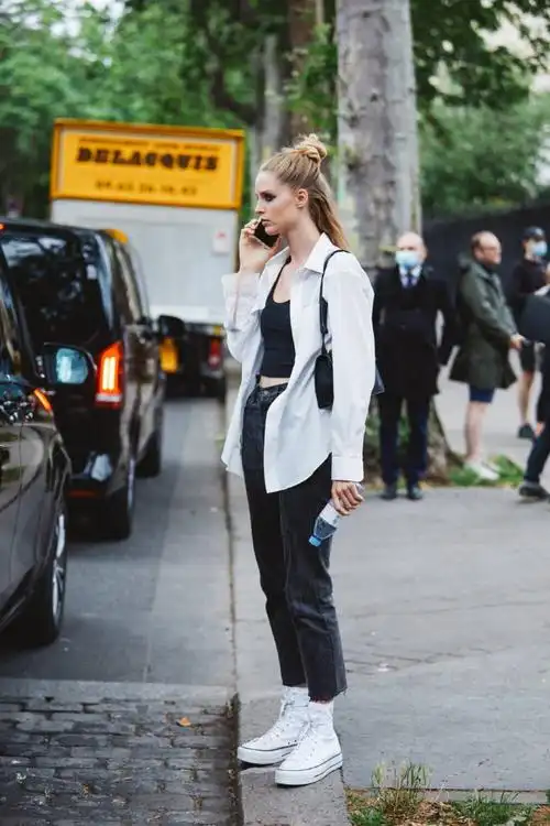 2021巴黎秋冬高定时装周场外街拍