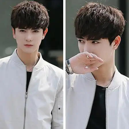 男生个性定位烫发型效果图