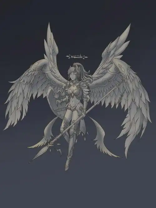 《六翼天使长–加百列》原画角色设计