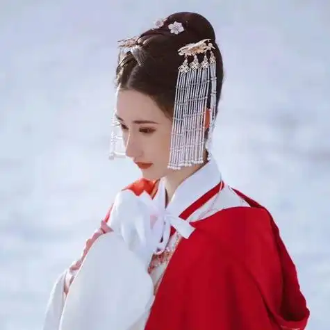 古风头像女真人霸气高冷红衣 霸气头像图片大全 -【爱个性】