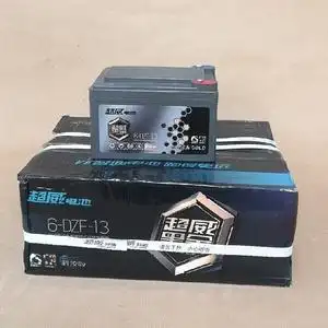 正品超威黑金蓄电池12v电动自行车电瓶36v12ah48v12ah60v6-dzf-12