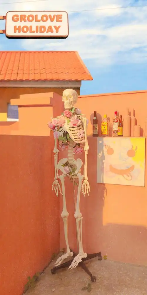 求带骷髅的好看的图片