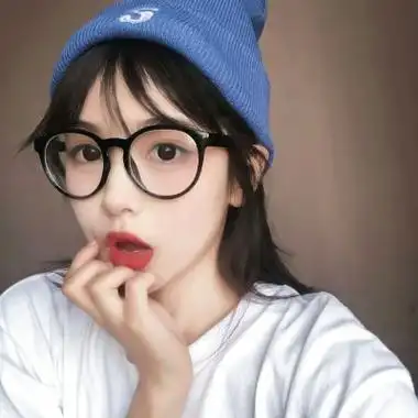 女生戴眼镜高清大图头像可爱的小姐姐的图片戴眼镜清晰头像