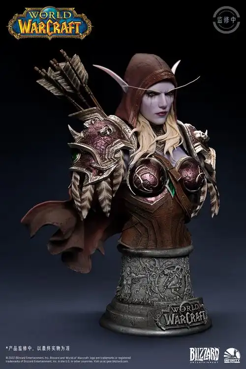 《魔兽世界》希尔瓦娜斯·风行者1/3雕像