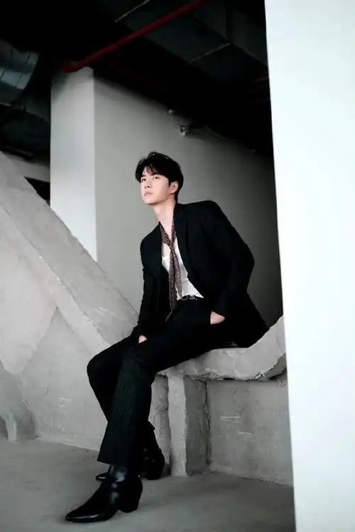 王一博的微博电影之夜造型,身穿celine西装的贵公子……__财经头条