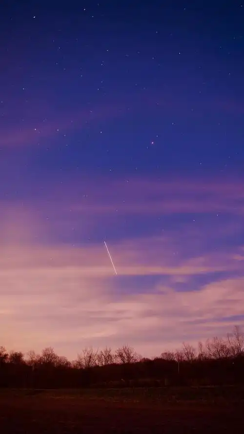 唯美迷人的夜晚星空风光,图片大全,高清,图库-回车桌面