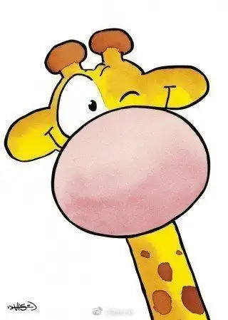 简笔画卡通萌彩色