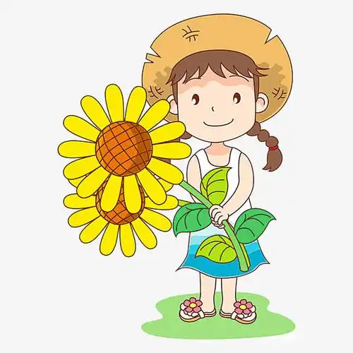 关键词 : 向日葵,小女孩,卡通,矢量,矢量图,装饰, png装饰,
