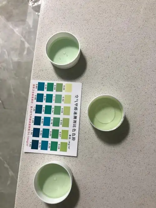 甲醛测试结果求大神告