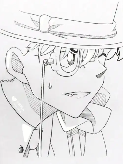 怪盗基德 #绘画过程