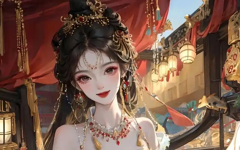 二次元古风女孩