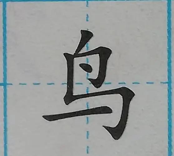 鸟笔画一共几笔【鸟笔画顺序图示】