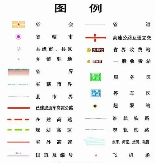 展开全部 你说的是地图上高速公路怎么表示吗,一般就是一条粗线,上面