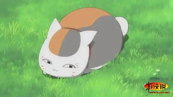 《夏目友人帐》中的猫咪老师,实在是萌翻了,超级贪吃的小猫,又肥又圆.