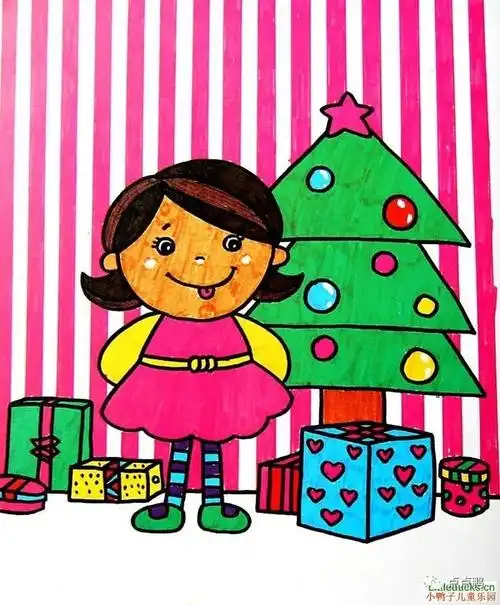儿童画画大全简单漂亮的儿童画作品欣赏