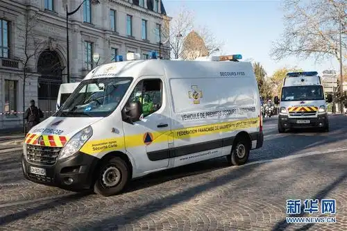 4月1日,转运新冠肺炎重症患者的救护车抵达法国巴黎奥斯特利茨火车站.