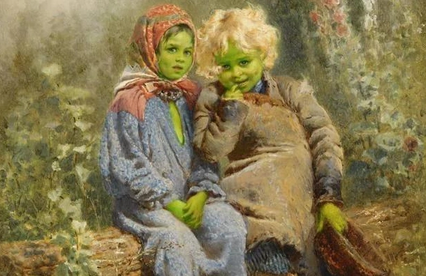 地球上存在的"绿色人种"与"蓝色人种",看着发现,细思极恐