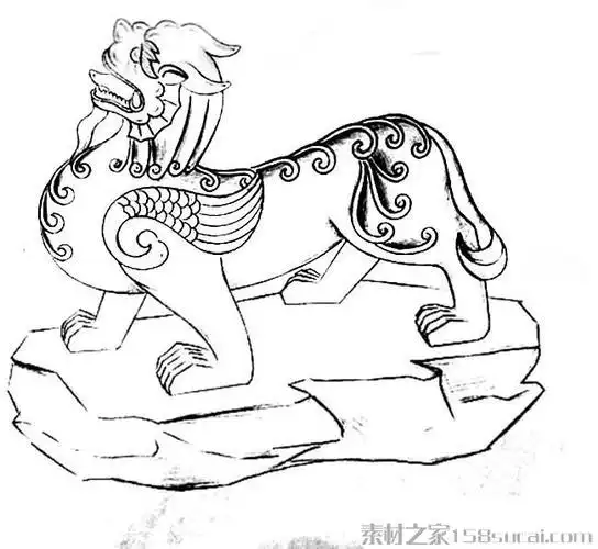 貔貅的简笔画画法