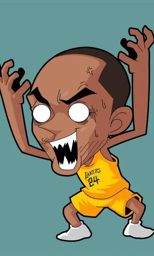 nba球星科比q版漫画手机壁纸 科比,q版漫画,nba球星,体育明星,篮球明