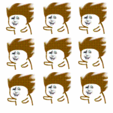 求一张金馆长的动态图 是一群人很魔性的甩头发