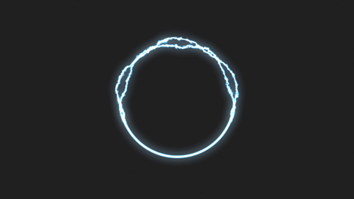 一枚酷炫循环的圆形电流】一个酷炫的电流教程,简单几步就可以完成!