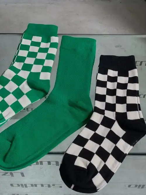 这三双袜子摆在一起真好看