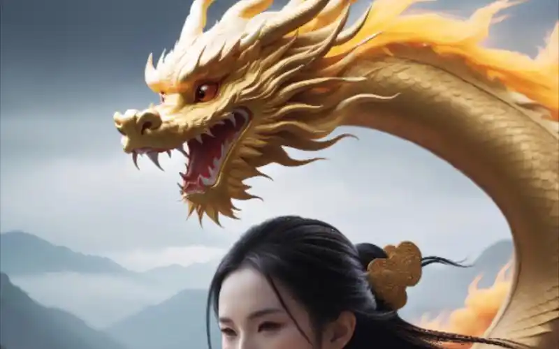 古风美女 与龙93 壁纸分享