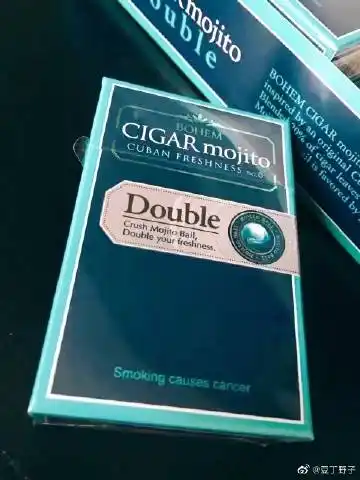 烟雾入口会有淡淡的朗姆酒香 把mojito还原的很好 烟丝里有20%的雪茄