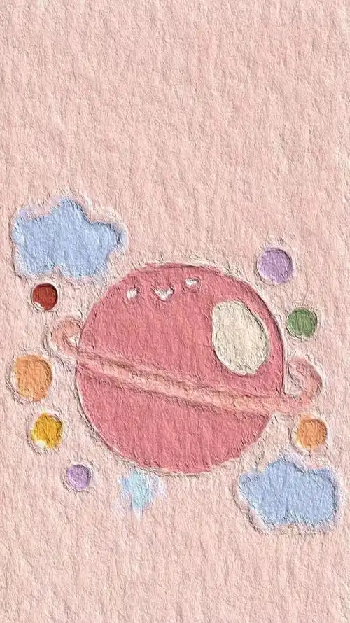 油画风壁纸可爱