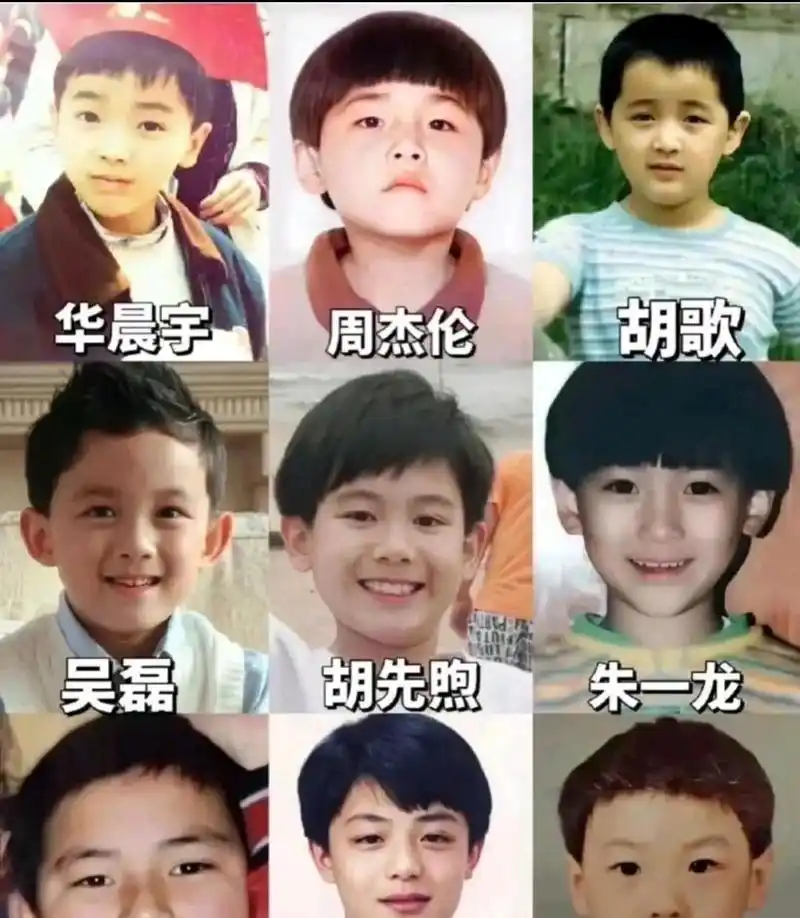 林更新小时候好精致啊,反而现在没有小时候好看.