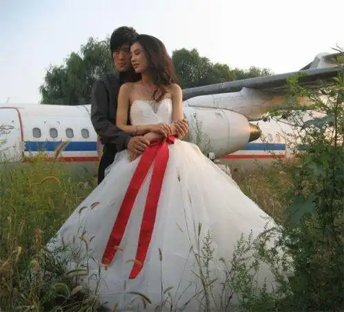 黄圣依,杨子亲密婚纱写真