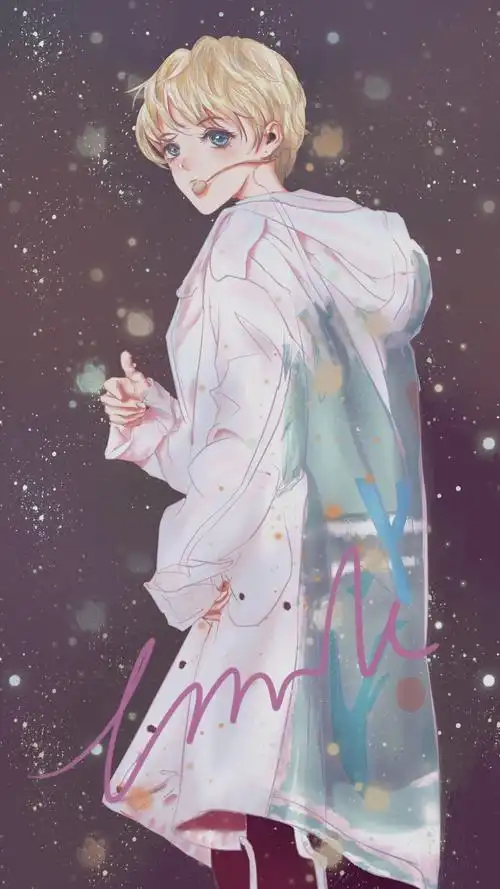 鹿晗,卡通头像,壁纸