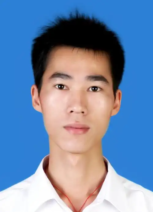 求p成一寸蓝色底,证件照,谢谢,p好点喔