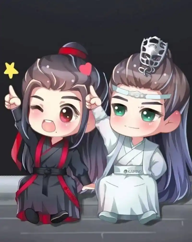 蓝天白云绿草地陈情令肖战王一博世界很甜因为有你们