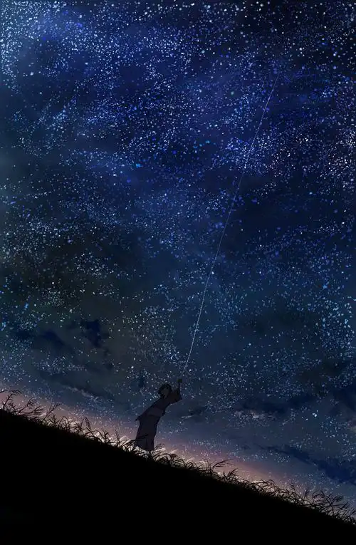 动漫 二次元 唯美 星空 手机壁纸 qq皮肤