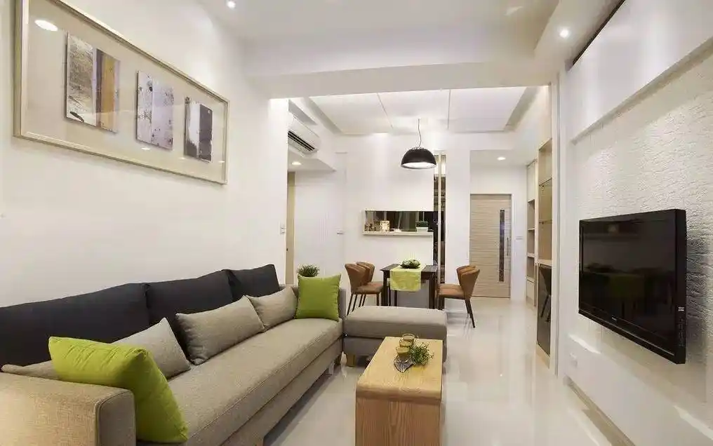 73平方二居室简约风格装修效果图