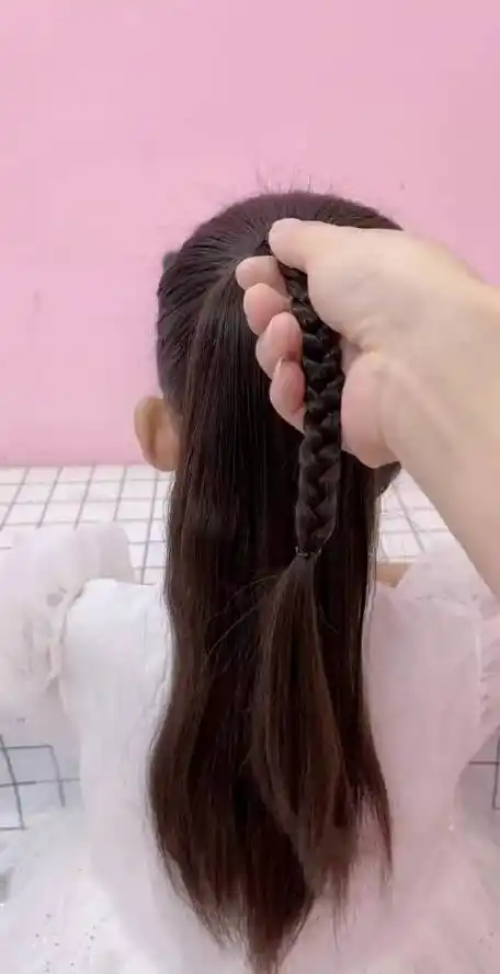 蝴蝶结高马尾慢教程,全程无加速～ 简单又好看的发型 马尾辫