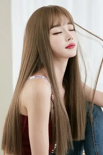 七街皇后 假发女长发自然全头套长直发自然空气刘海头套式网红长发