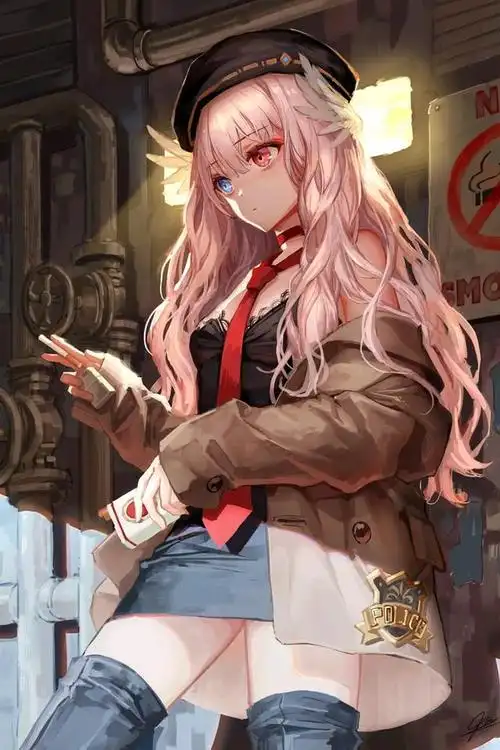 "果然,酷酷的女生最吸引人~"二次元动漫少女精美插画图集