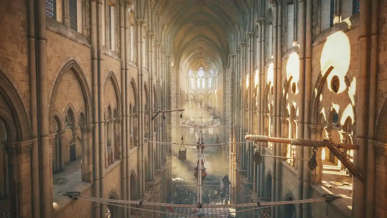 育碧帮助修复巴黎圣母院刺客信条大革命4k全高画质摄影作品分享