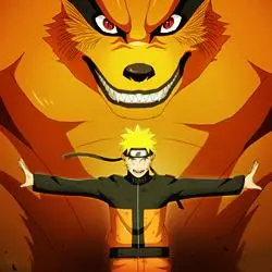 谁有火影忍者的九尾的黑白图片?可以用来刻橡皮章的那种