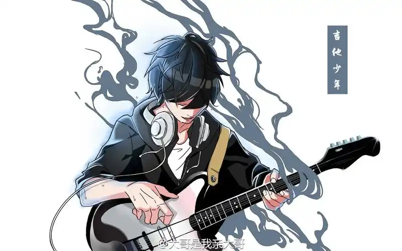 tfboys王俊凯手绘##王俊凯# 吉他与少年 绝配 (cr:@大哥是我亲大哥